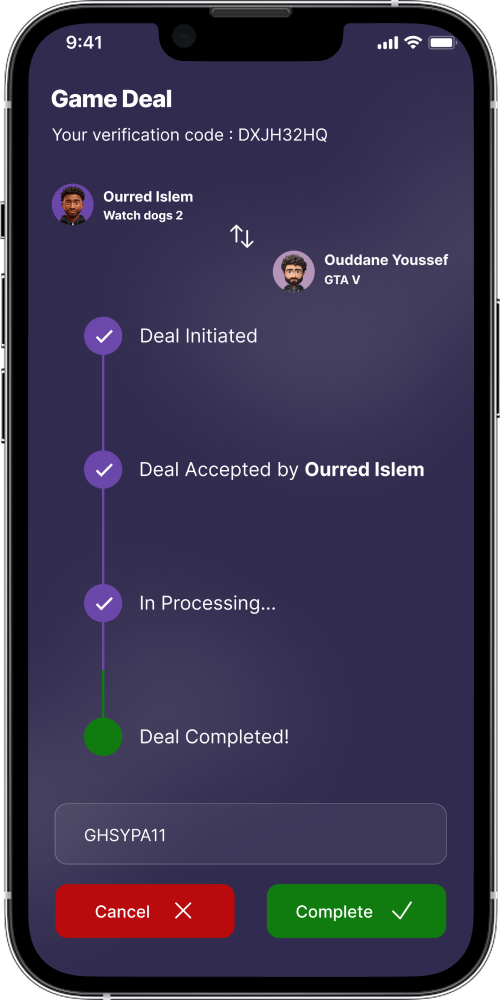 GameSooq Mobile App Interface